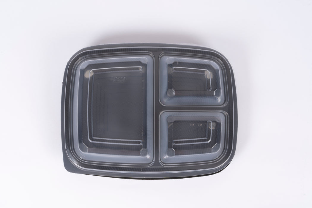 PLATO RECTANGULAR 3D NEGRO MAESTRO X 50 (2)