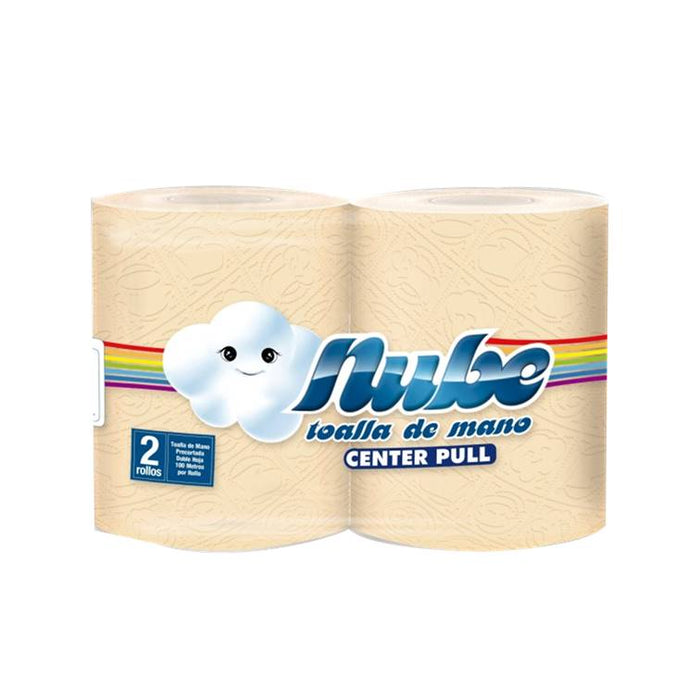 TOALLA ROLLO FLOW NUBE NATURAL X100M (6)