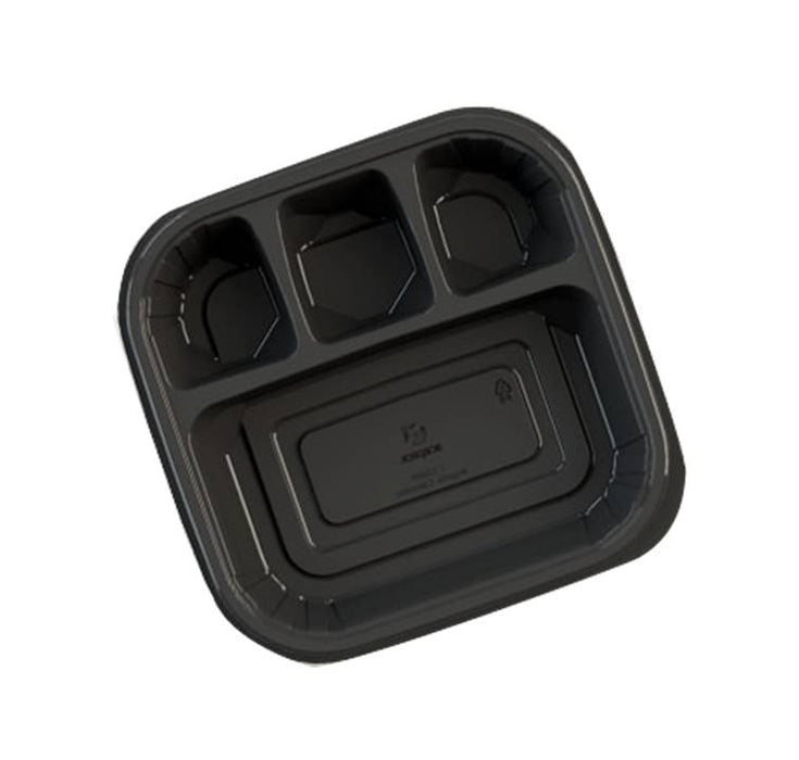 PLATO CUADRADO 4D NEGRO BIOFORM X 50 (4)