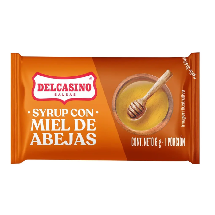 SYRUP CON MIEL DE ABEJAS DELCASINO — SACHETS X 100 UND 6 G