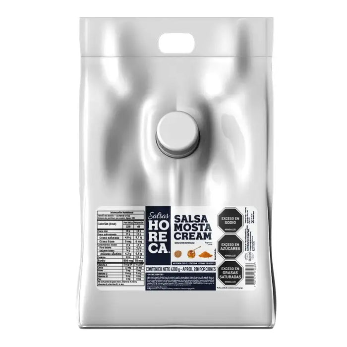 SALSA MOSTACREAM — PRACTIBOLSA 4.200 G