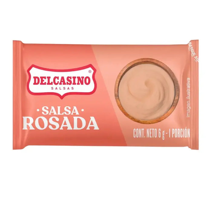 SALSA ROSADA DELCASINO — SACHETS X 100 UND  6 G