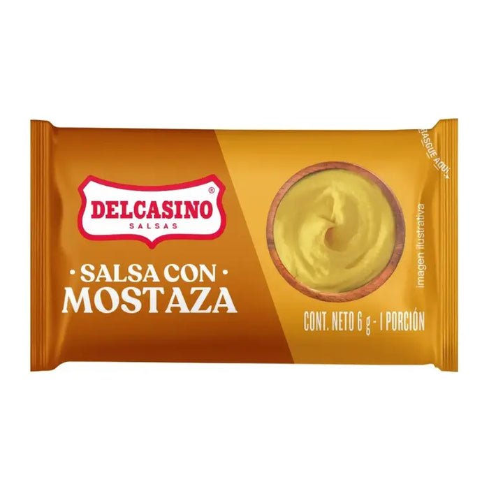 MOSTAZA DELCASINO — SACHETS X 100 UND  6 G