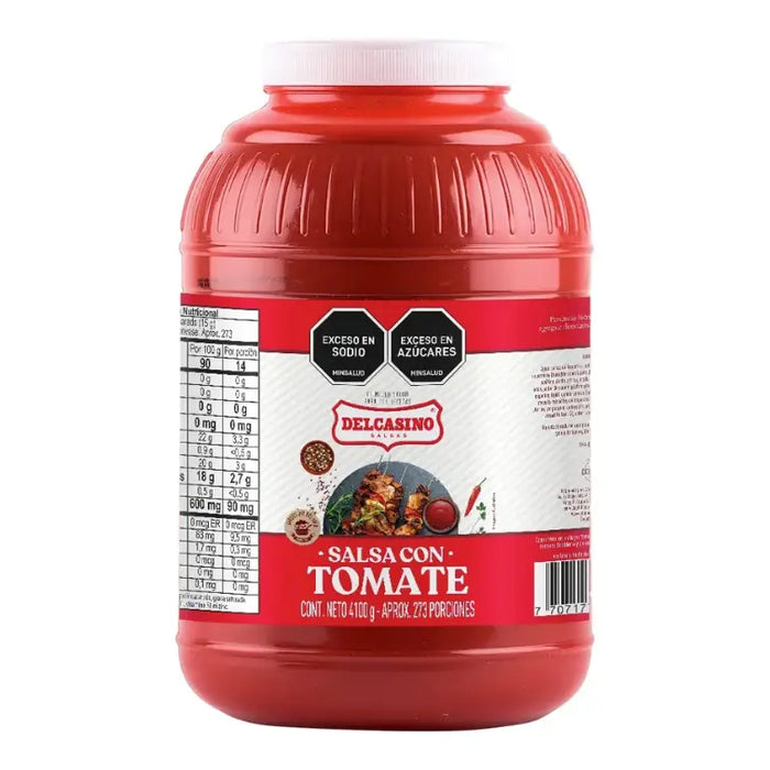 SALSA CON TOMATE DELCASINO — GALÓN 4.100 G