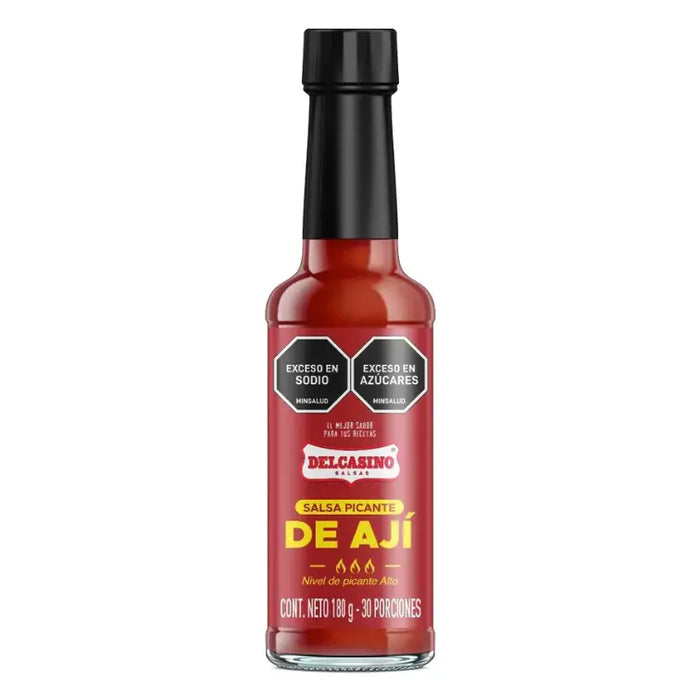 SALSA DE AJÍ ROJO DELCASINO — FRASCO 180 G