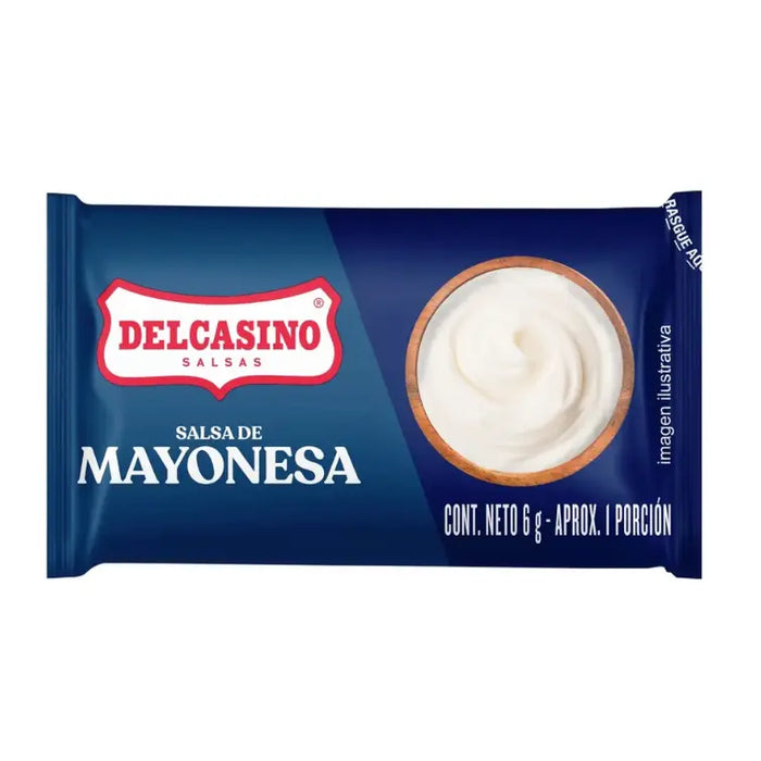 SALSA MAYONESA DELCASINO — SACHETS X 100 UND  6 G