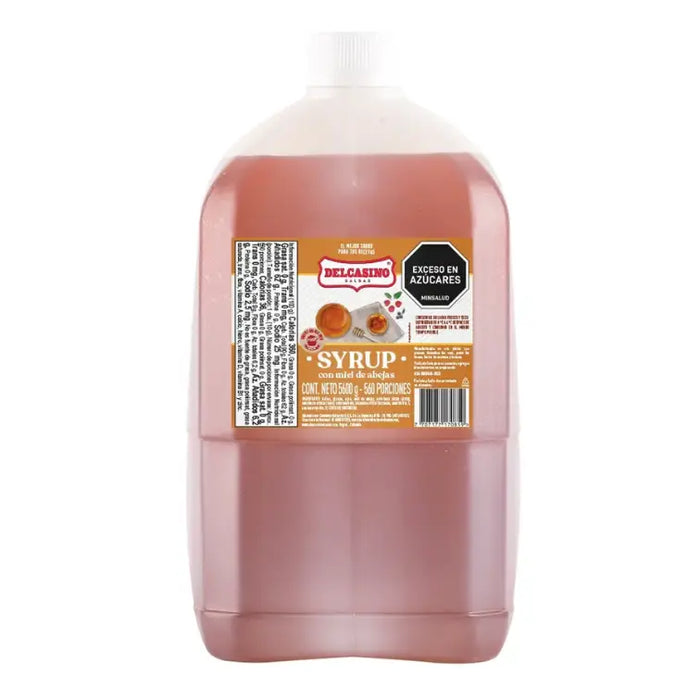 SYRUP CON MIEL DE ABEJAS DELCASINO — GALÓN 5.600 G